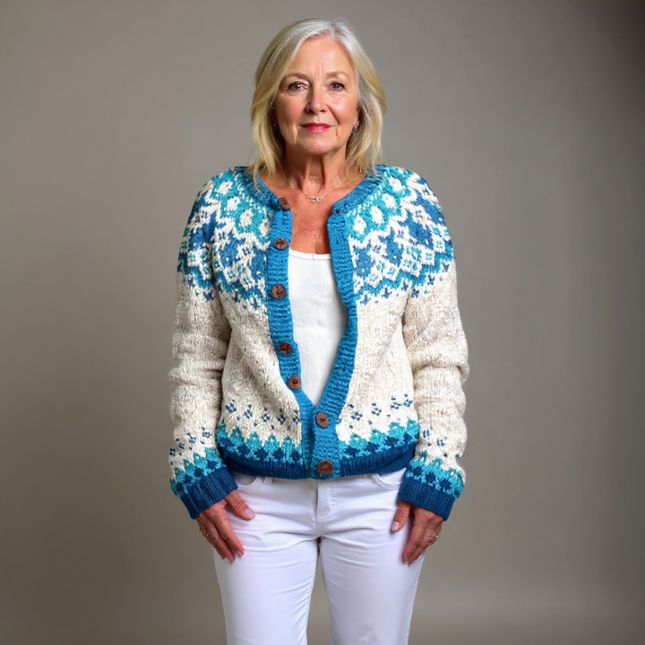 SVEA | Peyton Vintage Isländischer Cardigan