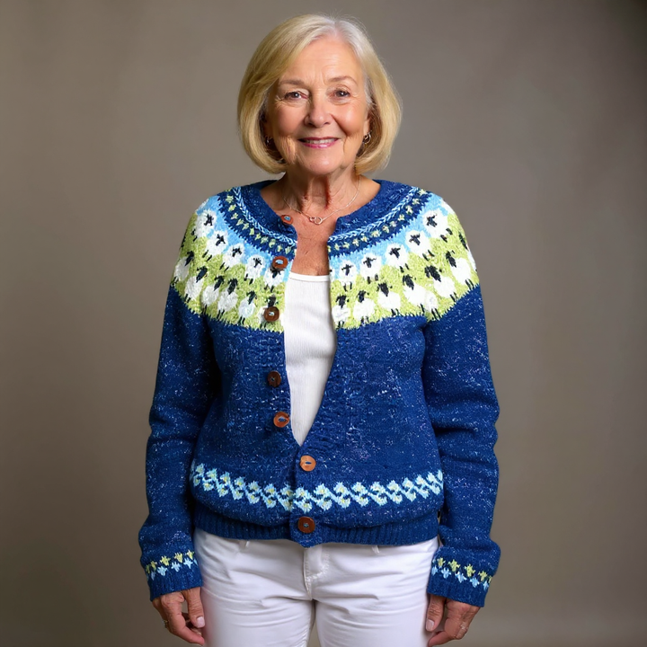 SVEA | Peyton Vintage Isländischer Cardigan