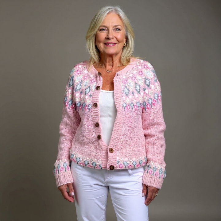 SVEA | Peyton Vintage Isländischer Cardigan