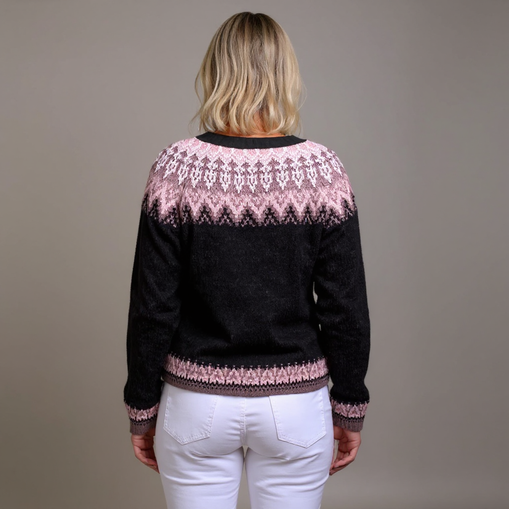 SVEA | Peyton Vintage Isländischer Cardigan