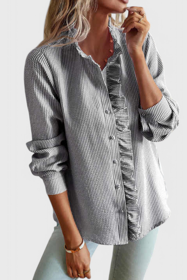 SVEA | Stilvolle Volantbluse