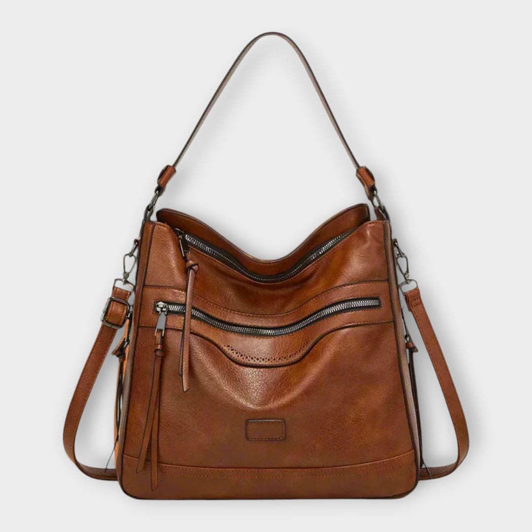 SVEA | Olivia Klassische Retro-Schultertasche
