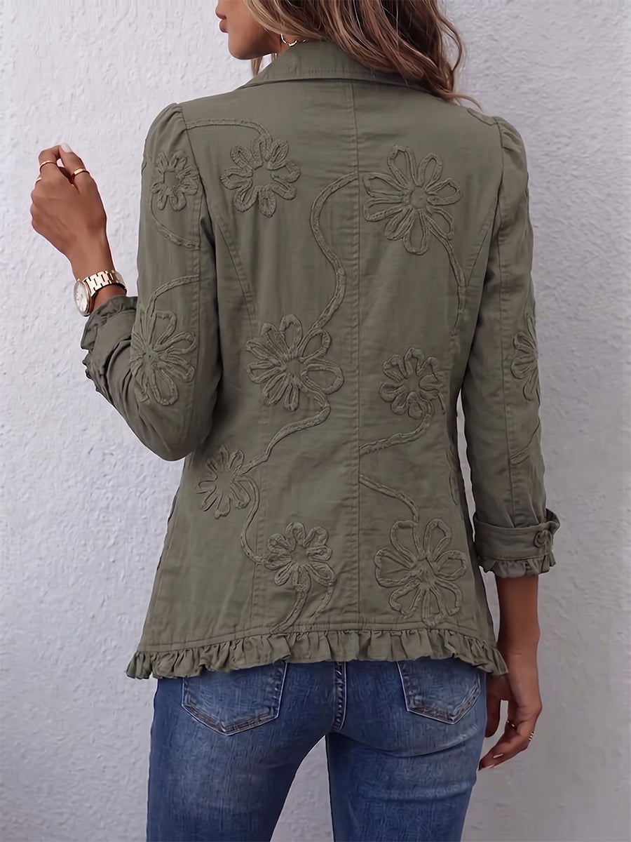 Angelika™ | Blazer with Floral Embroidery
