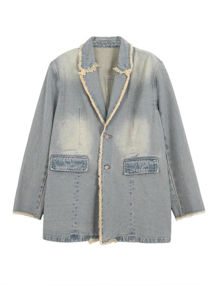 Rita™ | Oversized Used-Look Blazer