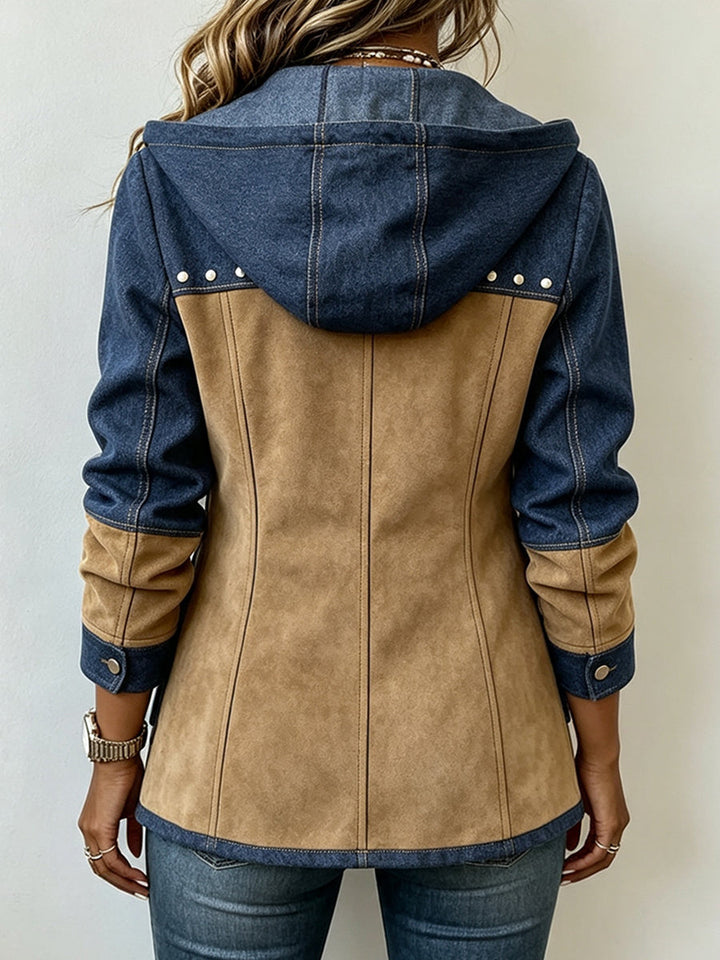 Beate™ | Patchwork Hooded Jacket