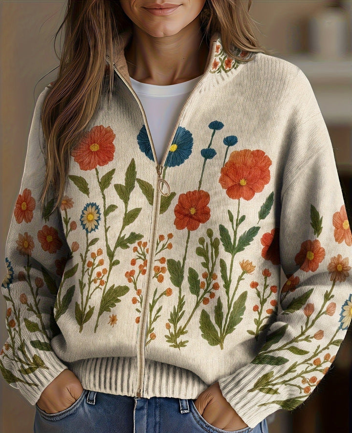 Doris™ | Cardigan with Summer Meadow